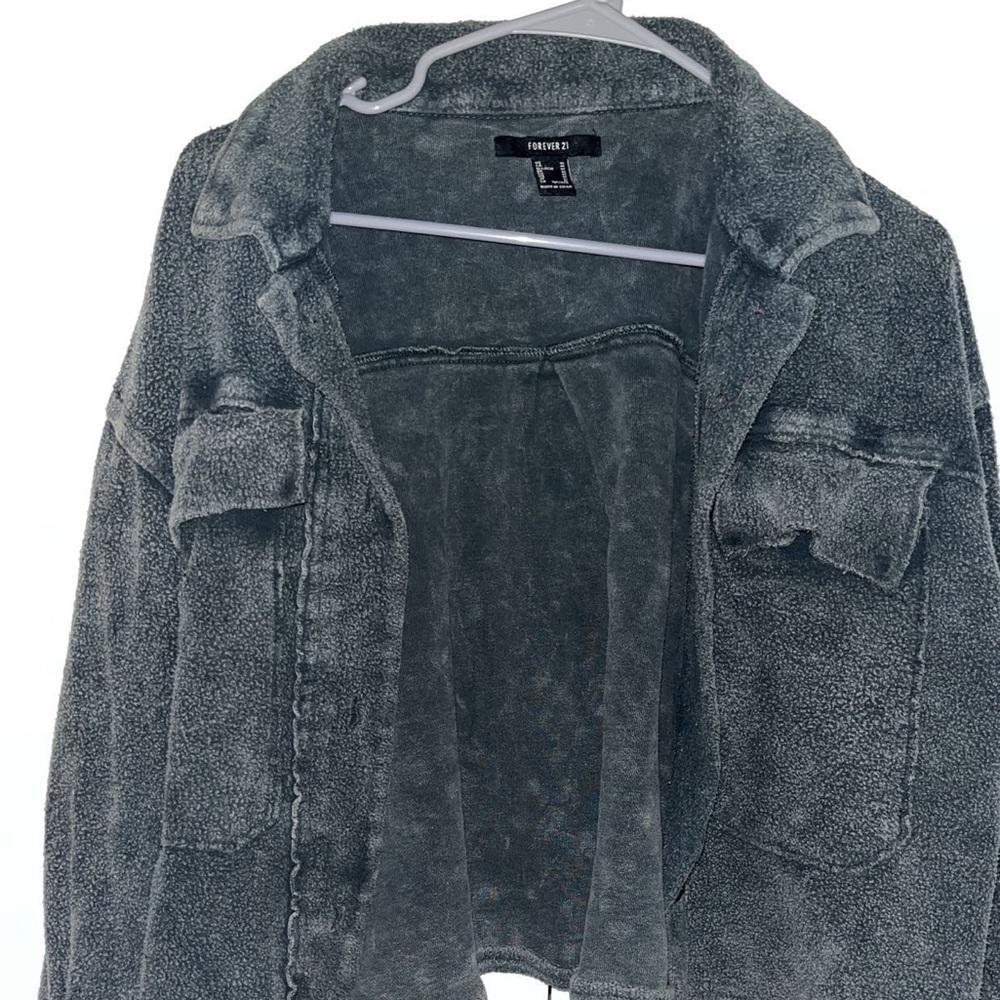 Soft gray jacket medium from forever 21